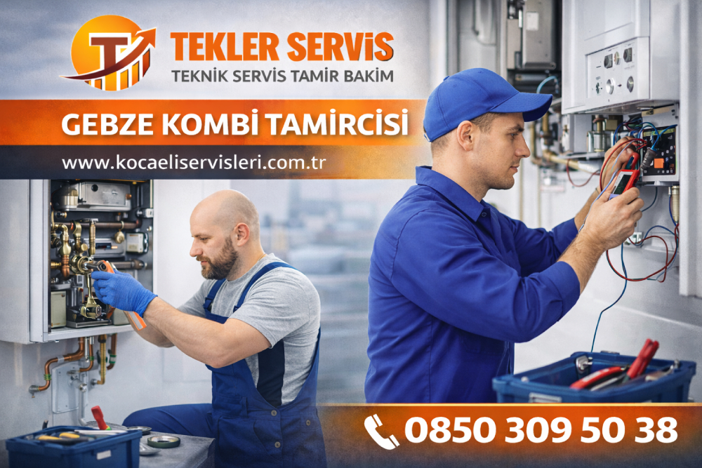 Gebze kombi tamircisi teknik servis ustası kombi arızası tamiri ve bakım işlemi yaparken
